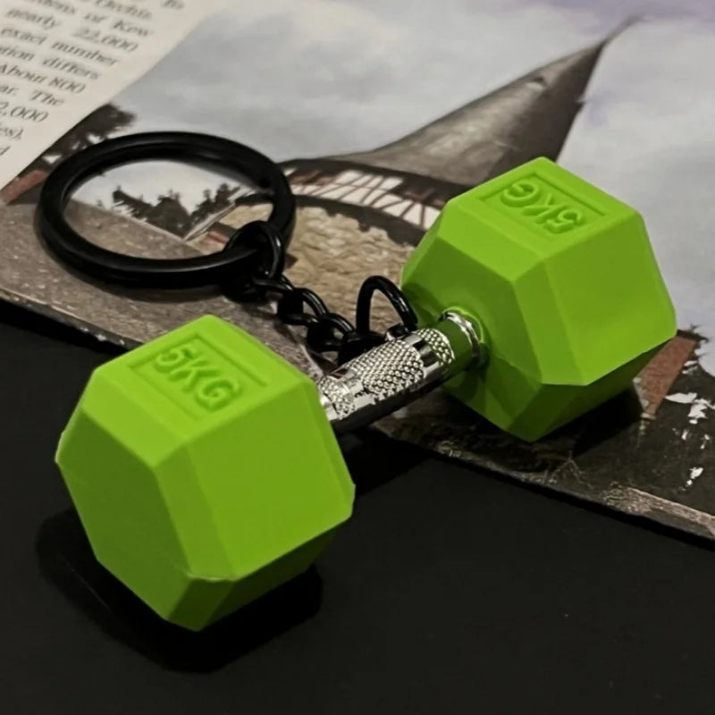 Dumbell/ Barbell Keychain