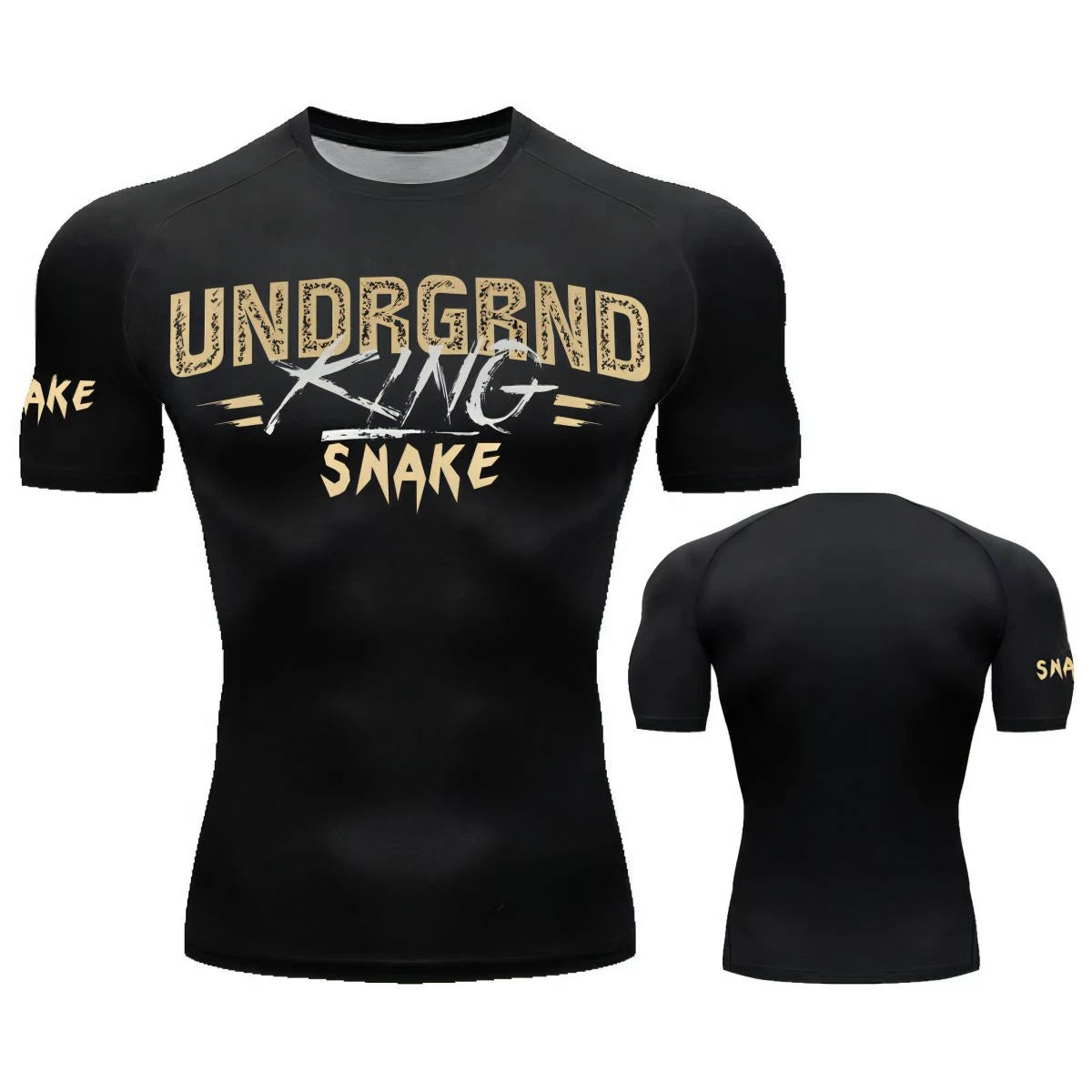 Mens Gym Compression Shirt SNAKE