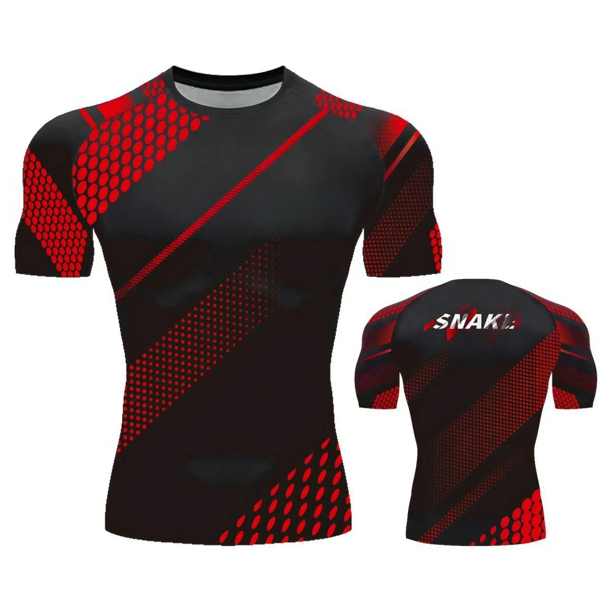 Mens Gym Compression Shirt SNAKE