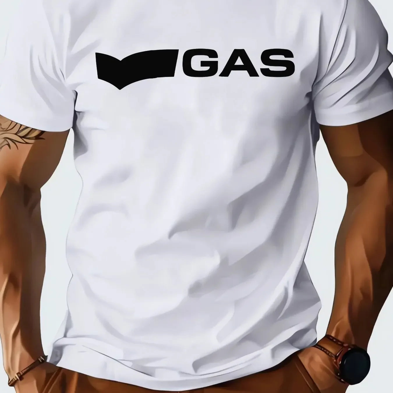 Mens Running Shirt/ Jersey GAS