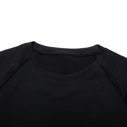 METAL LETTERING COMPRESSION SHIRT
