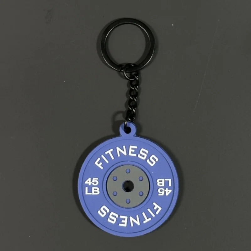Dumbell/ Barbell Keychain