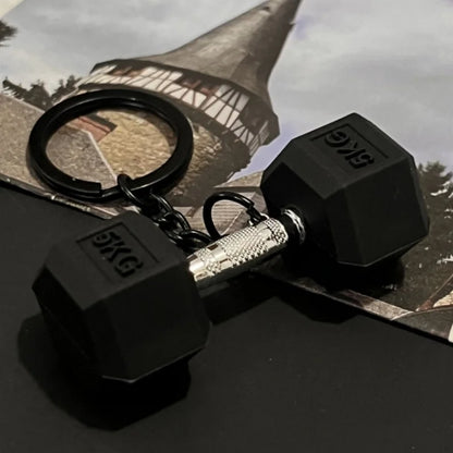 Dumbell/ Barbell Keychain