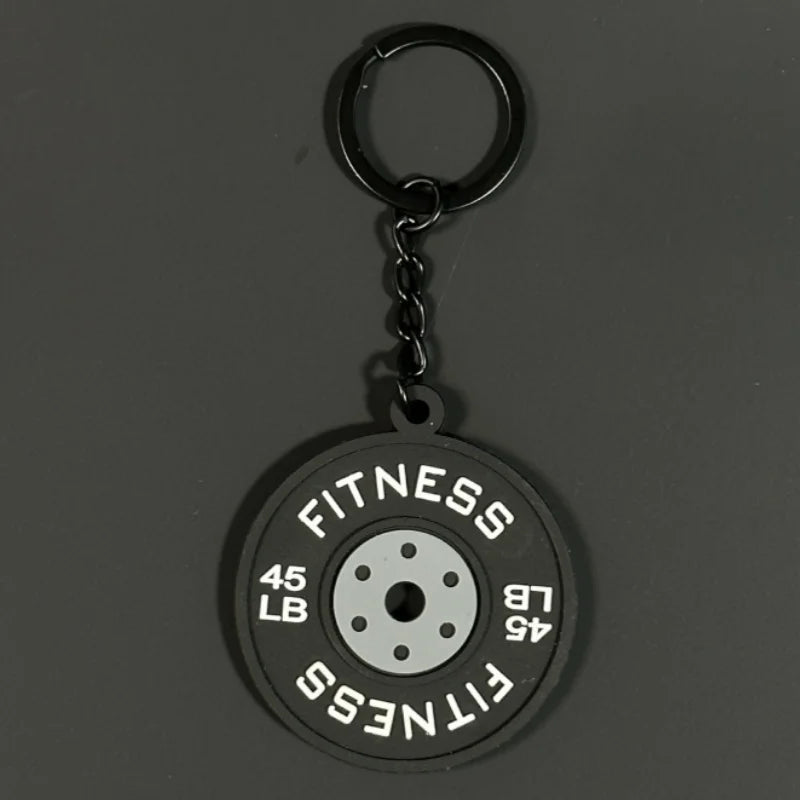 Dumbell/ Barbell Keychain