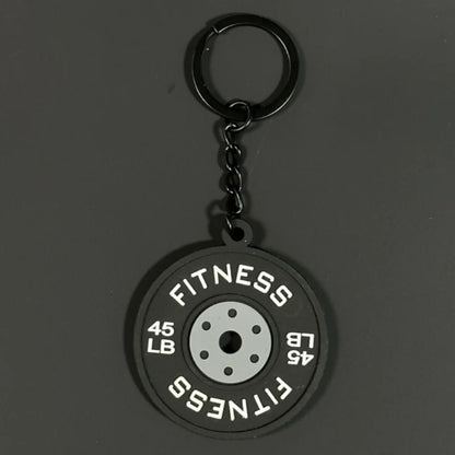 Dumbell/ Barbell Keychain