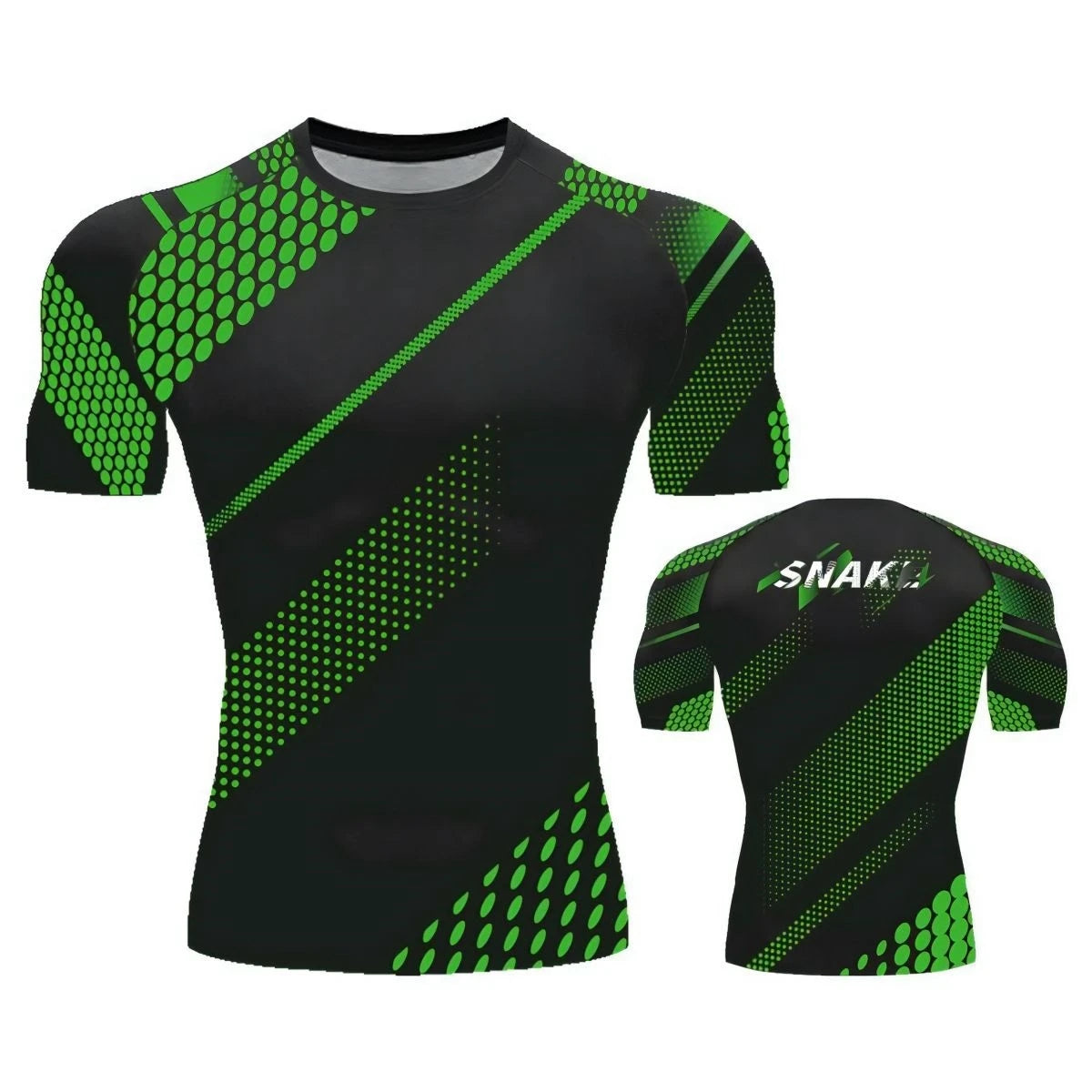 Mens Gym Compression Shirt SNAKE