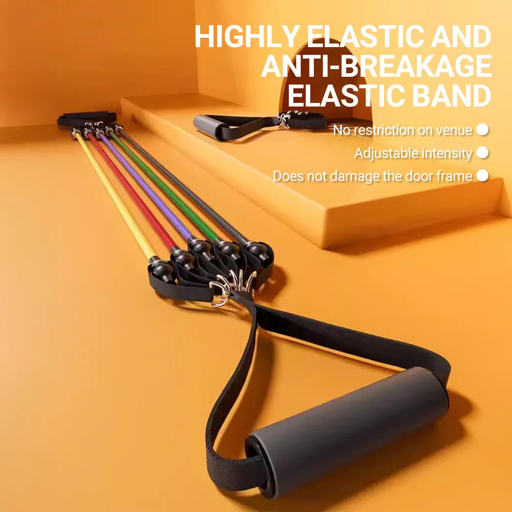 10-14 Pcs Premium Resistance Band Sets