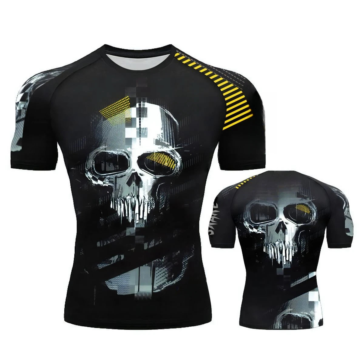 Mens Gym Compression Shirt SNAKE
