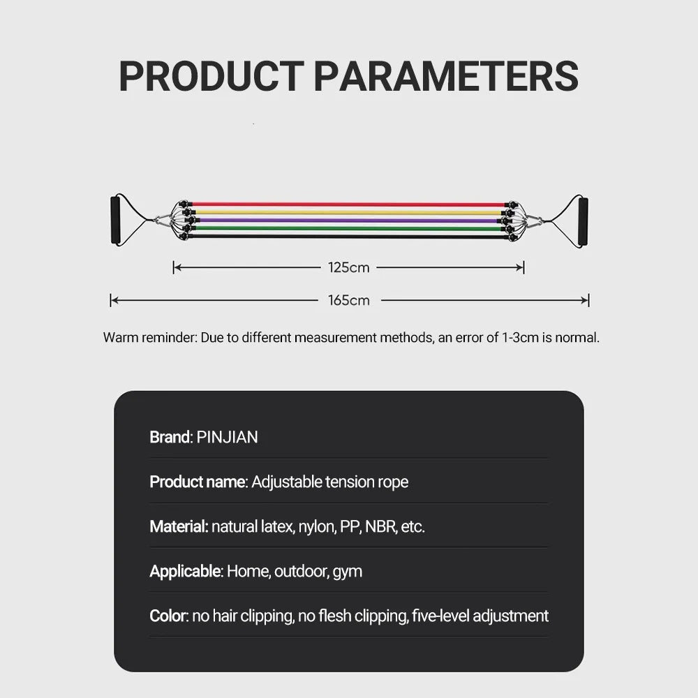 10-14 Pcs Premium Resistance Band Sets