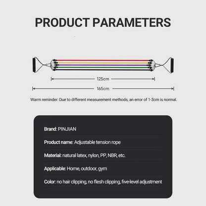 10-14 Pcs Premium Resistance Band Sets