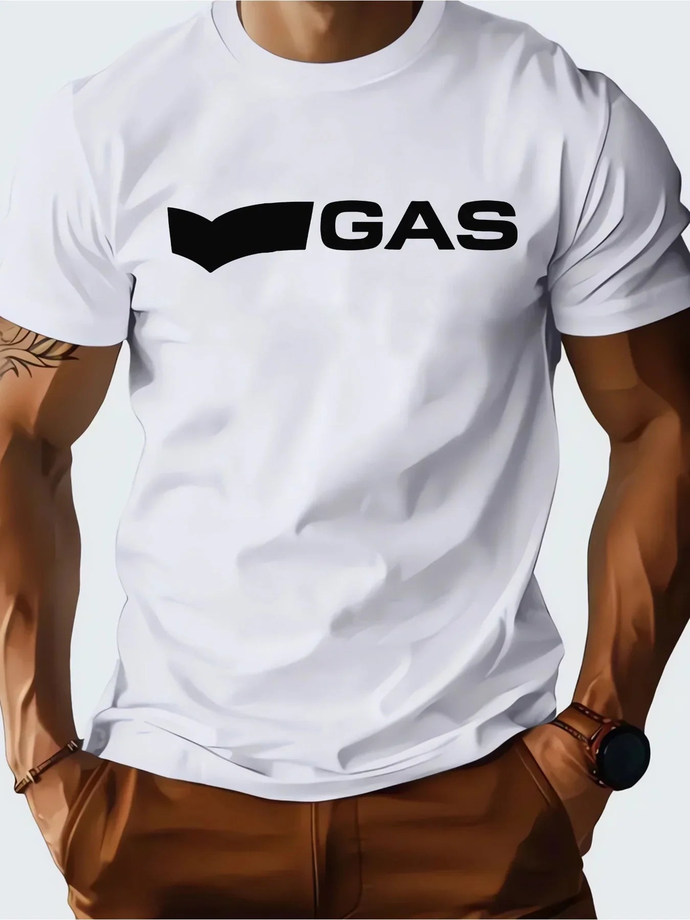 Mens Running Shirt/ Jersey GAS