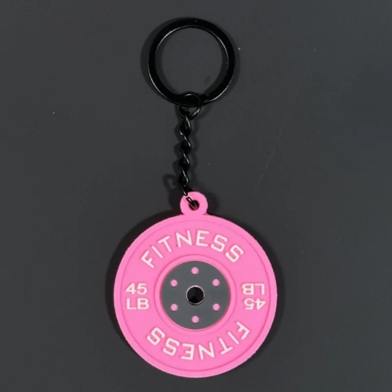 Dumbell/ Barbell Keychain