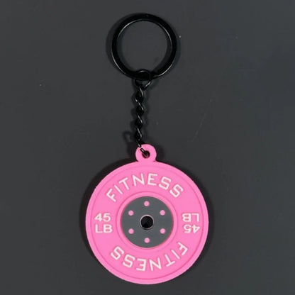 Dumbell/ Barbell Keychain