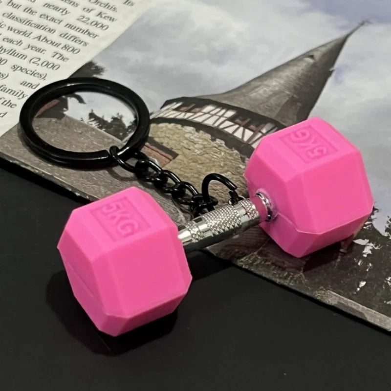Dumbell/ Barbell Keychain